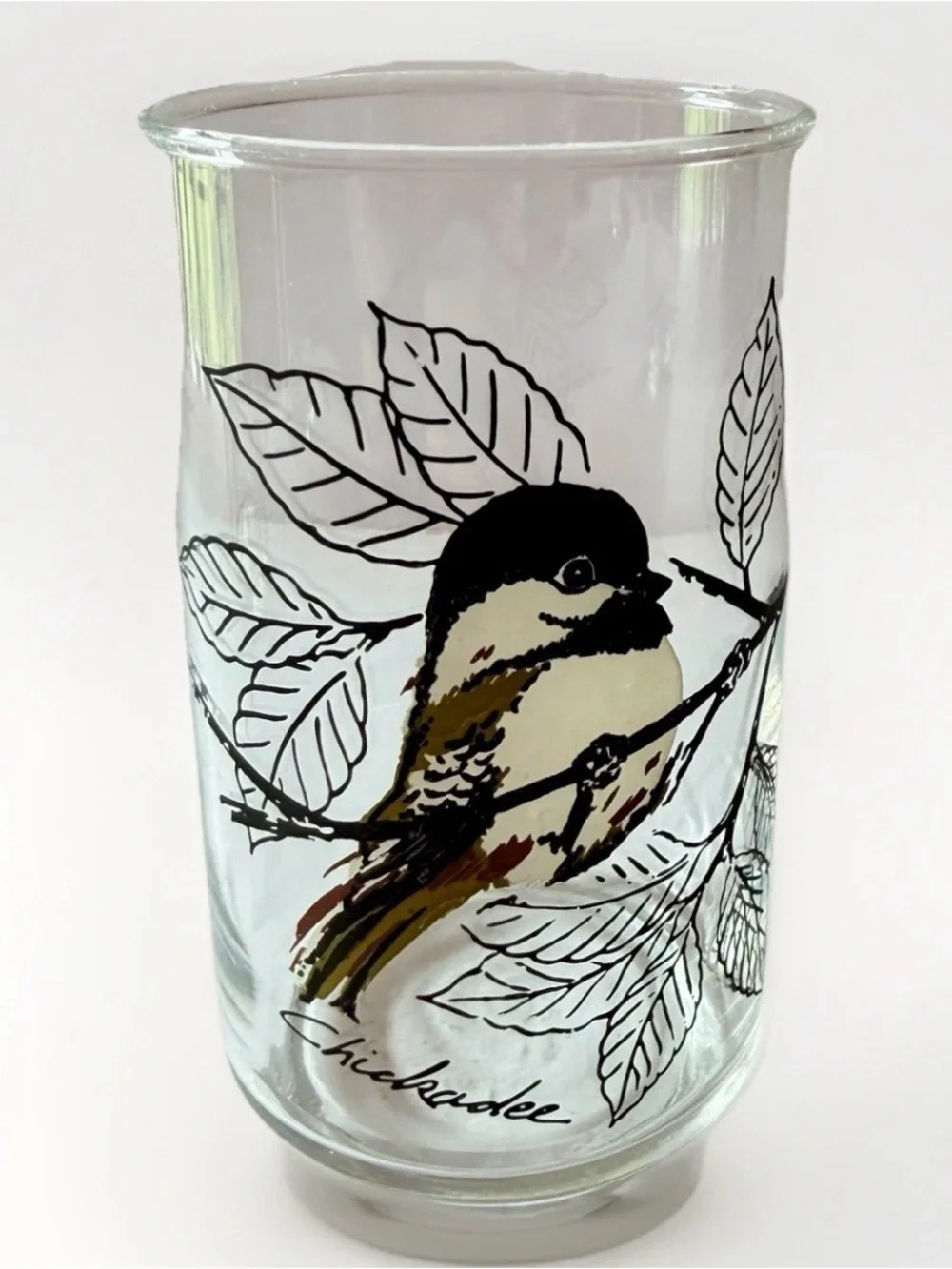 Vintage Anchor Hocking Woodland Songbird Bird Drinking Glasses Set‎ Of 3